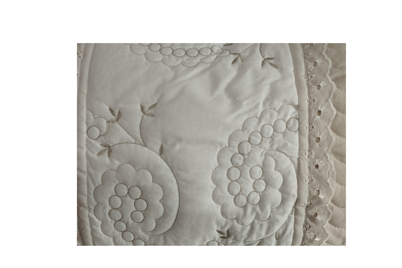 Kit 2 Porta Travesseiros Boutis Pastilhas 70x50cm 150 Fios Percal Matelado com Abas Americanas