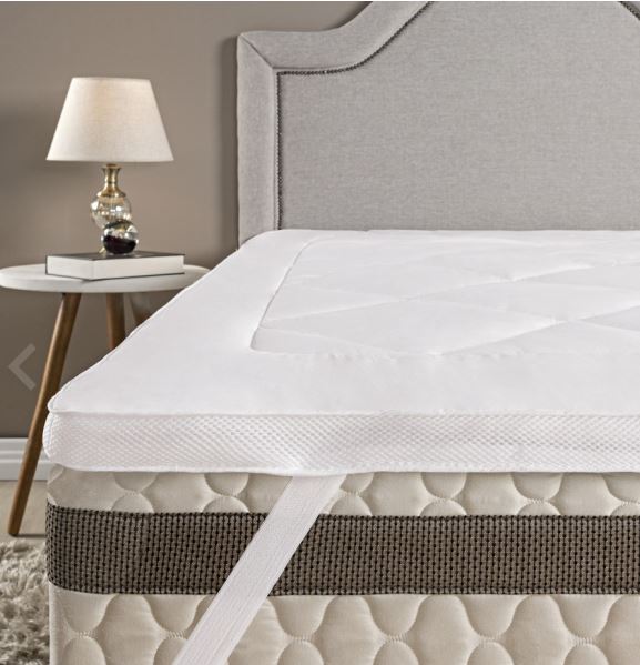 Pillow Top Solteiro 200 Fios Super Macio 600g/m2 4cm Altura Fibra Siliconizada