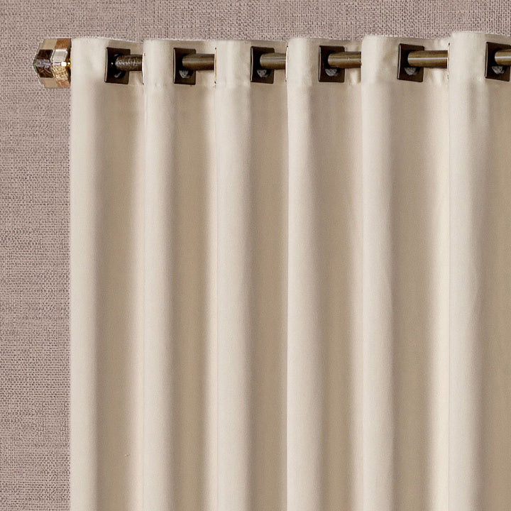 Cortina Blackout Corta Luz P/ Varão Porta Balcão 2,00 X 2,30 - Palha