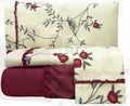 Jogo Cama Queen Percal 300 Fios Toque Macio Confort Print 04 Peças - Cinza