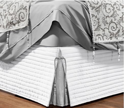 Saia Para cama Box Costurado - Branco