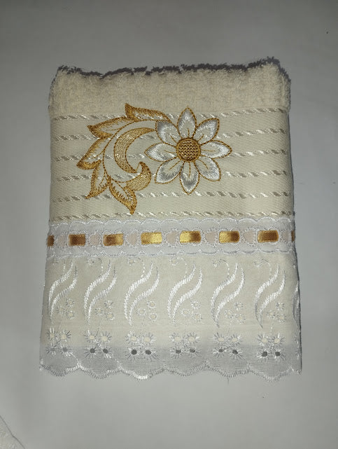 Kit de Toalha Bordada Gripe