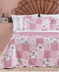 Colcha Valley Micropercal 200 Fios com Bordados Estampados